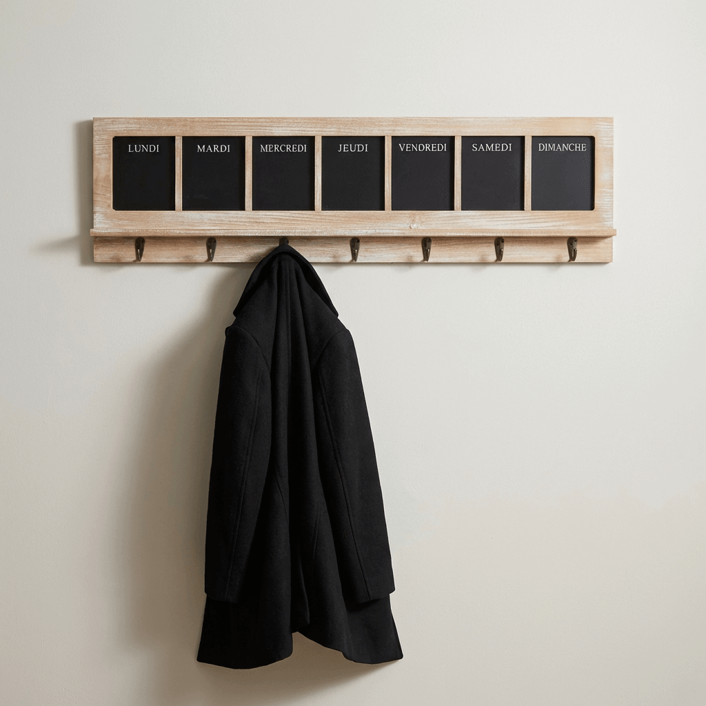 Wall Hanger With Chalkboard – 74x4x19.5 cm